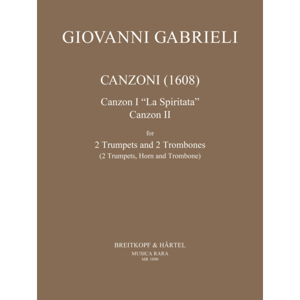 GABRIELI - Canzoni