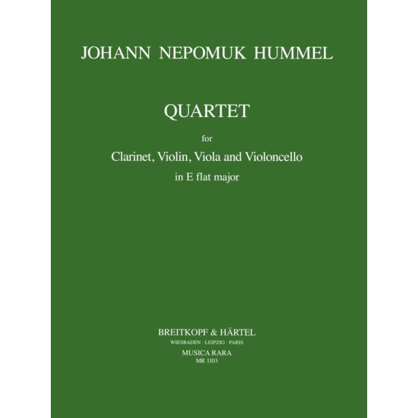 HUMMEL - Clarinet Quartet in Eb major