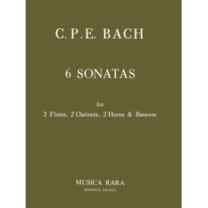 BACH - 6 Sonatas Wq 184/1-6