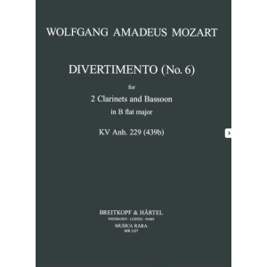 MOZART - Divertimento in B flat major