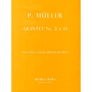 MÜLLER - Quintet No. 2 in E flat major