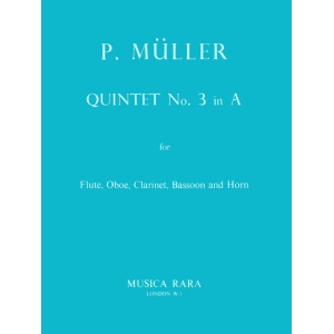 MÜLLER - Quintet No. 3 in A major