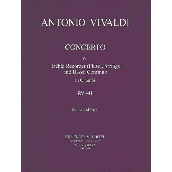 VIVALDI - Flute Concerto in C minor RV 441