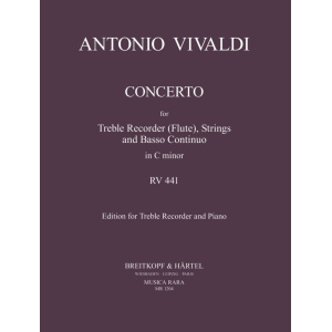 VIVALDI - Flute Concerto in C minor RV 441