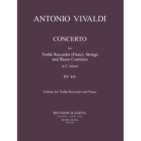 VIVALDI - Flute Concerto in C minor RV 441