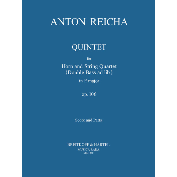 REICHA - Quintet in E major Op. 106