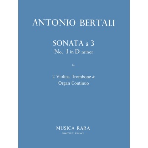 BERTALI - Sonata à 3 No. 1 in D minor