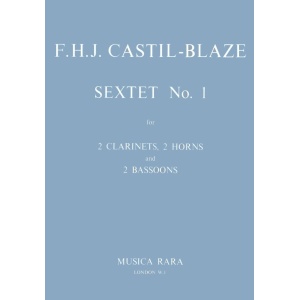 CASTIL BLAZE - Sextet No. 1 in Eb flat