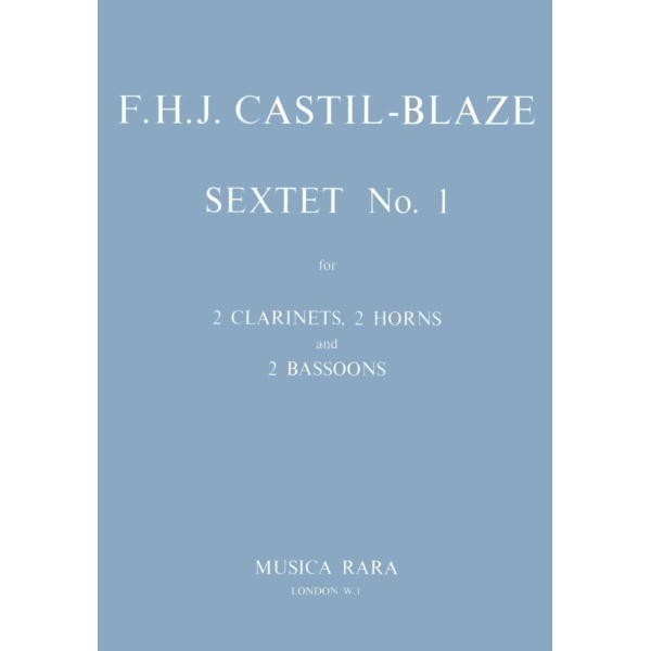 CASTIL BLAZE - Sextet No. 1 in Eb flat