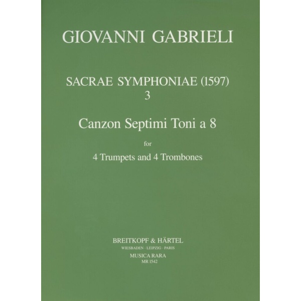 GABRIELI - Sacrae Symphoniae (1597)