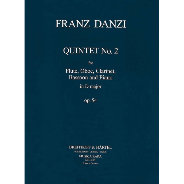 DANZI - Quintet in D major Op. 54