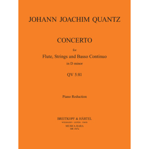 QUANTZ - Flute Concerto in D minor QV 5:81