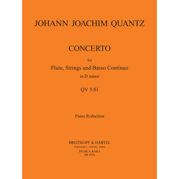 QUANTZ - Flute Concerto in D minor QV 5:81