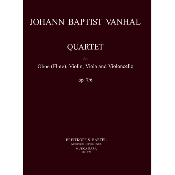 VANHAL - 6 Quartets Op. 7