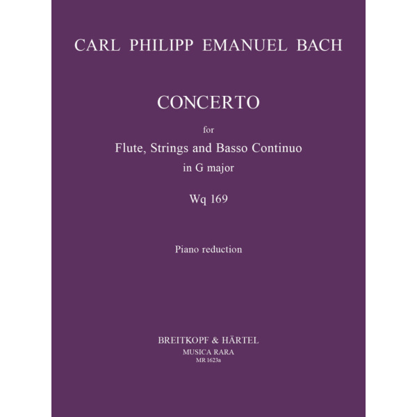 BACH - Flute Concerto in G major Wq 169