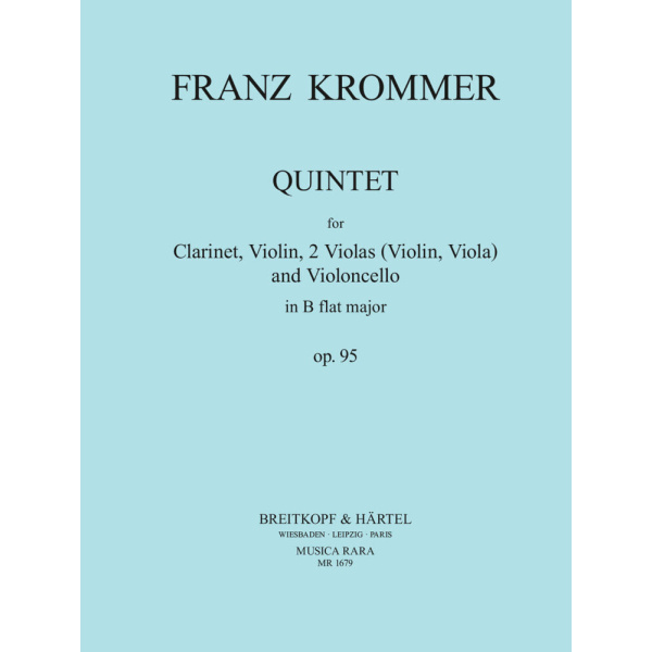 KROMMER - Quintet in Bb major Op. 95