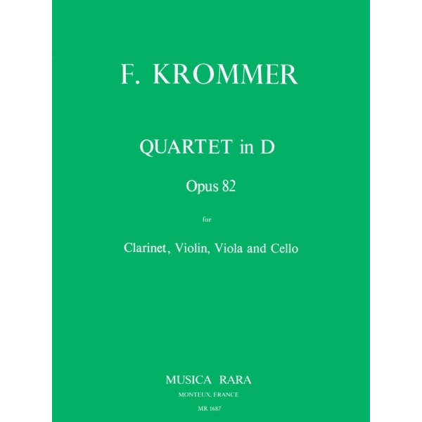 KROMMER - Quartet in D Op. 82