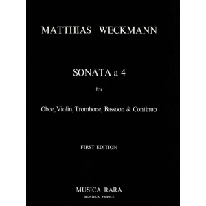 WECKMANN - Sonata a 4 in d