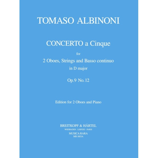ALBINONI - Concerto a 5 in D Op. 9/12