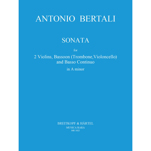 BERTALI - Sonata in A minor