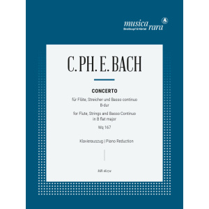 BACH - Flute Concerto in B flat major Wq 167