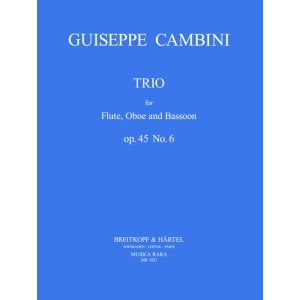 CAMBINI - Trio No. 6 Op. 45