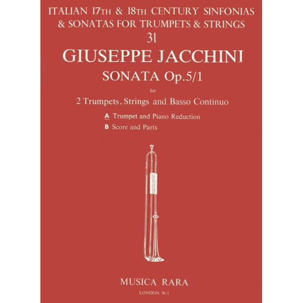 JACCHINI - Trattenimenti per camera Op. 5
