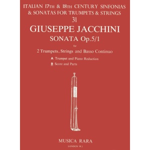 JACCHINI - Trattenimenti per camera Op. 5