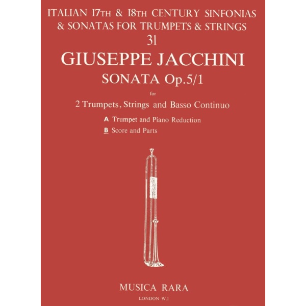 JACCHINI - Trattenimenti per camera Op. 5