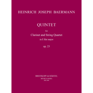 BAERMANN - Quintet in Eb major Op. 23