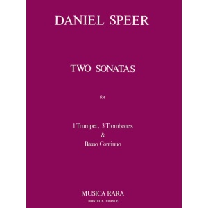 SPEER - 2 Sonatas in C