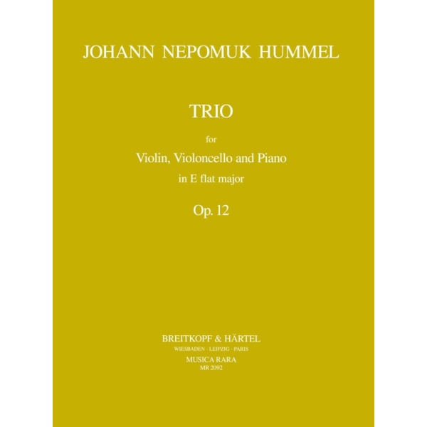 HUMMEL - Piano Trio in Eb major Op. 12