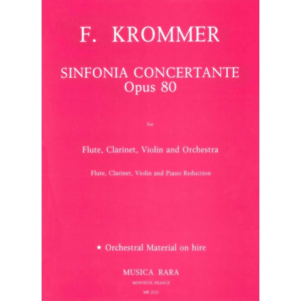 KROMMER - Sinfonia Concertante in D Op. 80