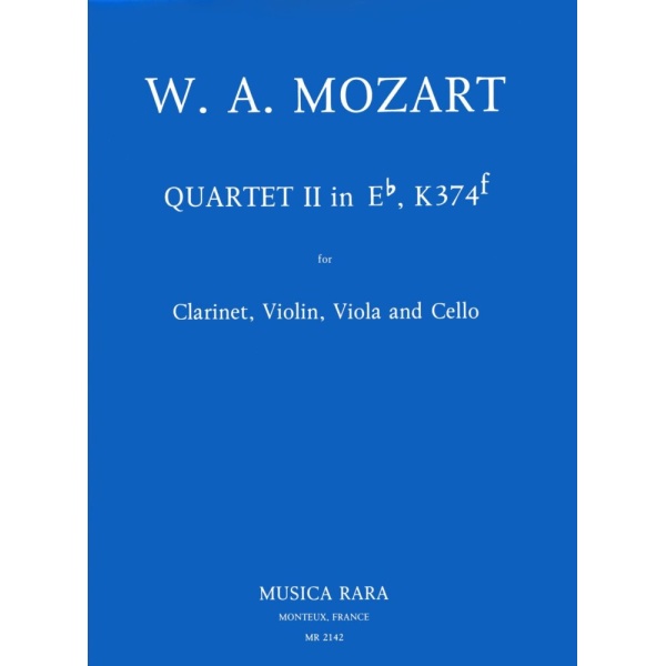 MOZART - Quartet No. 2 in Es based on the Violin Sonata K. 374f