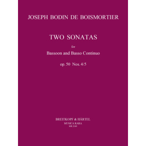 BOISMORTIER - 6 Sonatas Op. 50