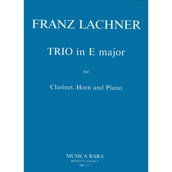 LACHNER - Trio in E major