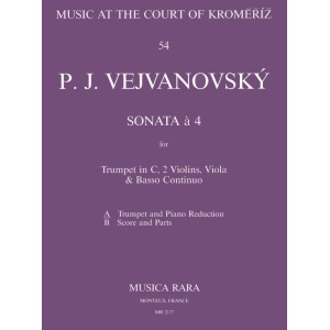 VEJVANOWSKY - Sonata a 4 in G minor