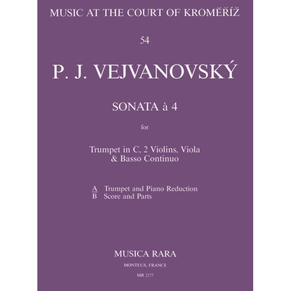 VEJVANOWSKY - Sonata a 4 in G minor