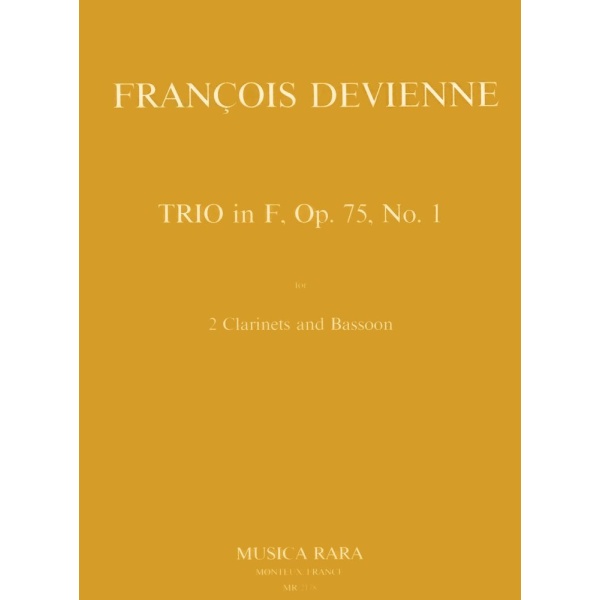 DEVIENNE - Trio in F major Op. 75 No. 1