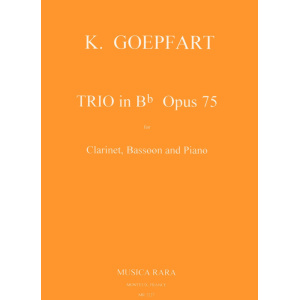GOEPFART - Trio Op. 75 in B (in G minor)