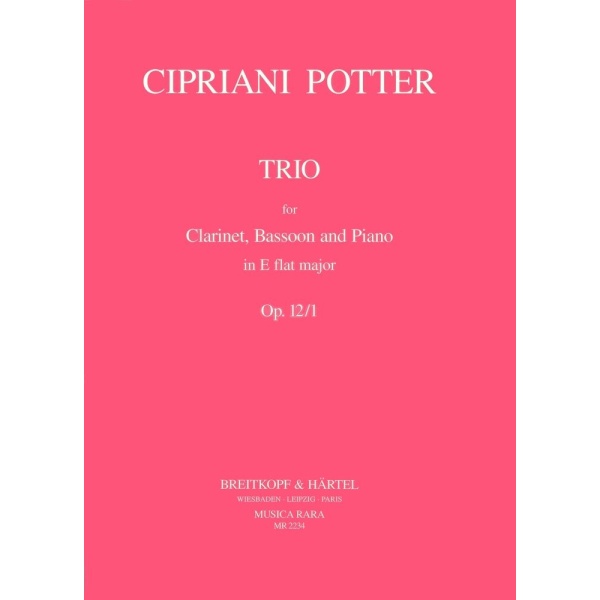 POTTER - Trio in Eb major Op. 12 No. 1