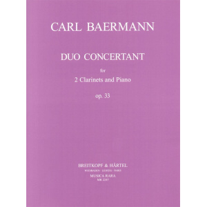 BAERMANN - Duo concertant Op. 33