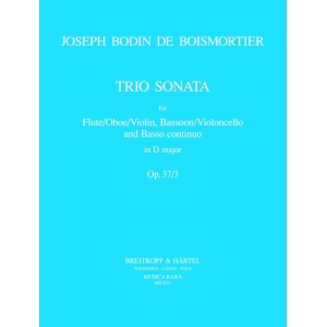 BOISMORTIER - 5 Trio Sonatas Op. 37