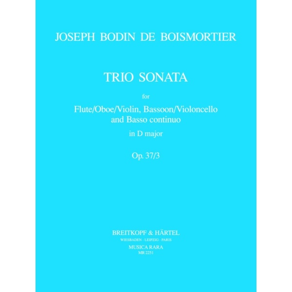 BOISMORTIER - 5 Trio Sonatas Op. 37