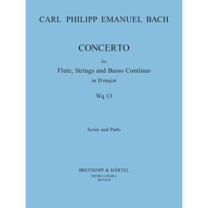 BACH - Flute concerto in D major Wq 13