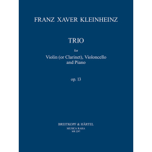 KLEINHEINZ - Trio in E flat major Op. 13