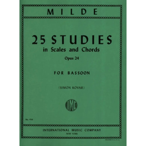 MILDE - 25 Studies in Scales and Chords op.24
