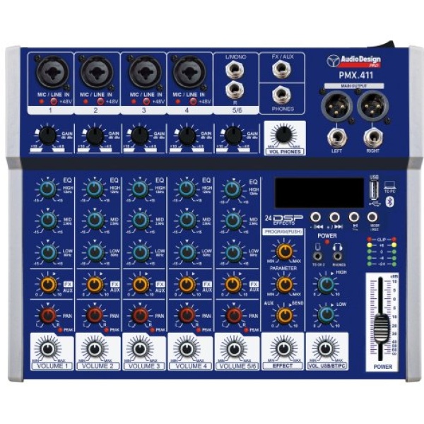 AUDIODESIGN PMX.411 MIXER CON EFFETTI