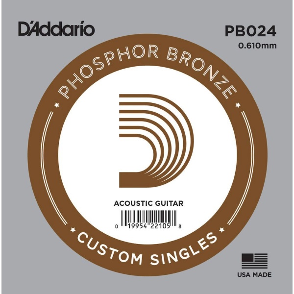 D'ADDARIO PB024 CORDA SINGOLA .024