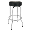 FENDER CUSTOM SHOP CHEVRON LOGO BARSTOOL BLACK/CHROME 30"